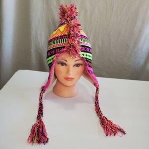 Neon winter hat